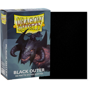 DS - Standard Outer Sleeves: Black (100 Sleeves)