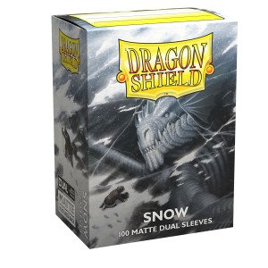 DS - Standard Dual Sleeves: Snow [Matte] (100 Sleeves)
