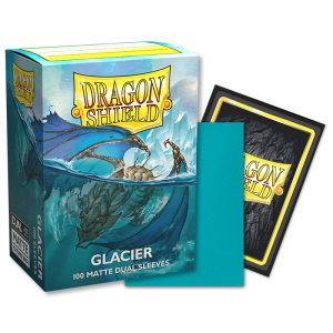DS - Standard Dual Sleeves: Glacier [Matte] (100 Sleeves)