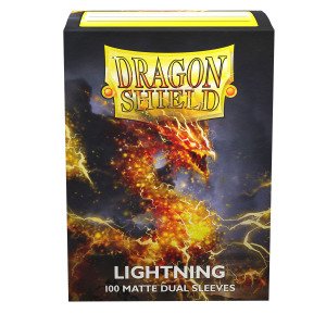 DS - Standard Dual Sleeves: Lightning [Matte] (100 Sleeves)