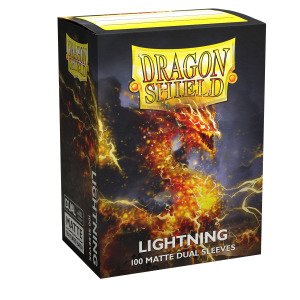 DS - Standard Dual Sleeves: Lightning [Matte] (100 Sleeves)