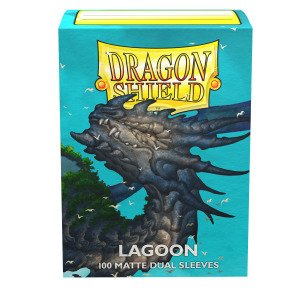 DS - Standard Dual Sleeves: Lagoon [Matte] (100 Sleeves)