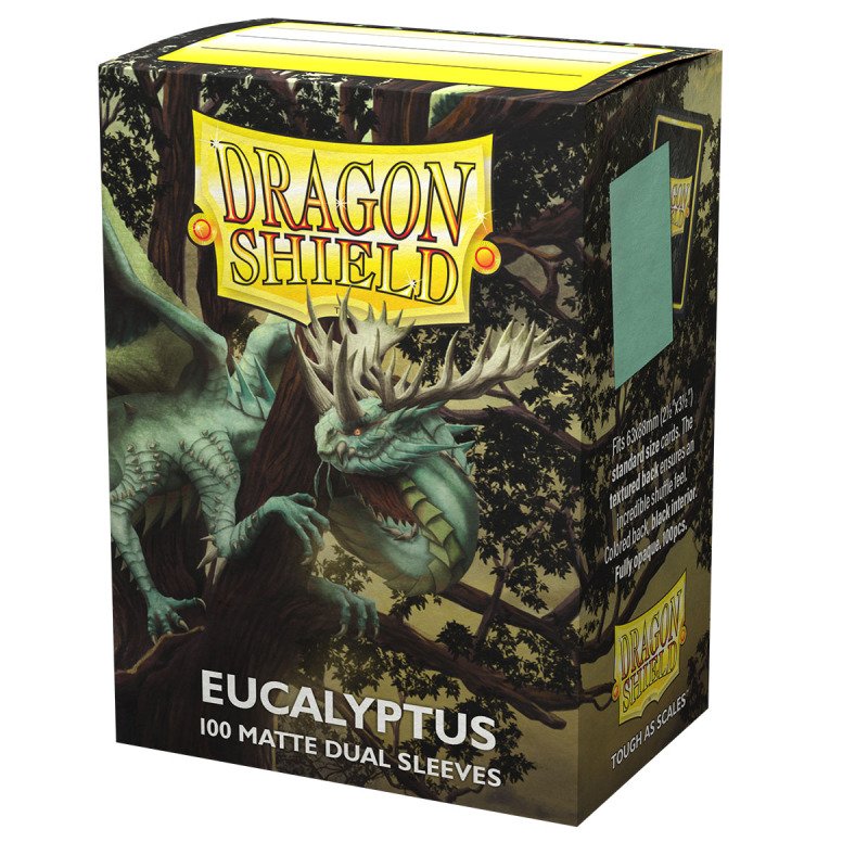 DS - Standard Dual Sleeves: Eucalyptus [Matte] (100 Sleeves)