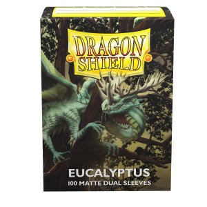 DS - Standard Dual Sleeves: Eucalyptus [Matte] (100 Sleeves)