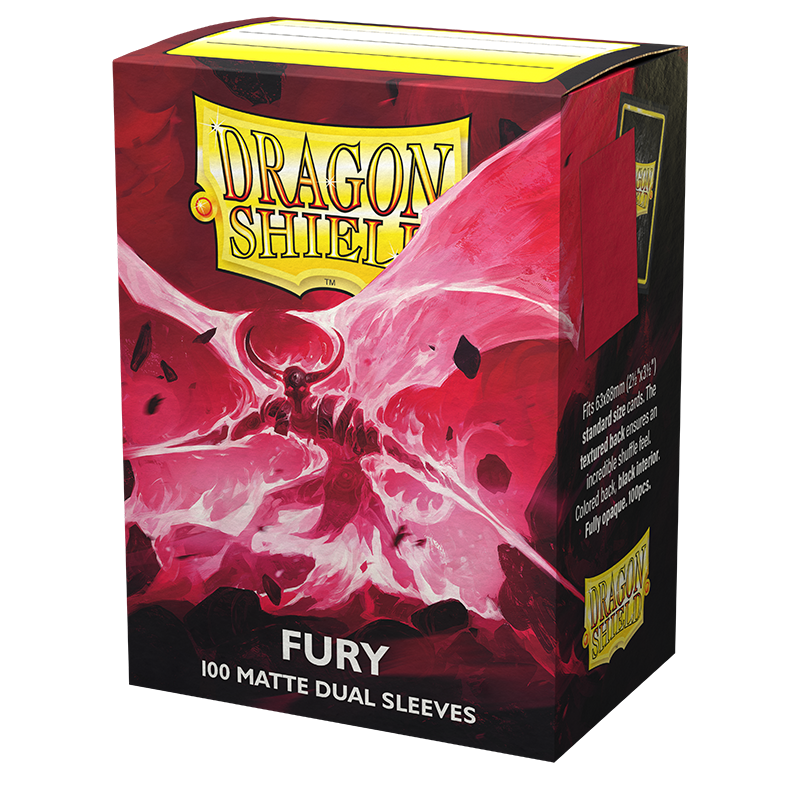 DS - Standard Dual Sleeves: Fury [Matte] (100 Sleeves)
