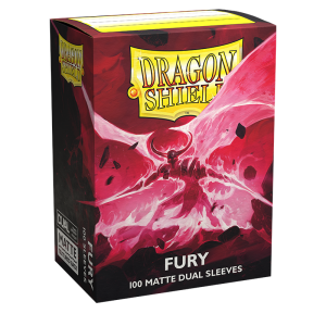 DS - Standard Dual Sleeves: Fury [Matte] (100 Sleeves)