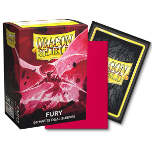 DS - Standard Dual Sleeves: Fury [Matte] (100 Sleeves)