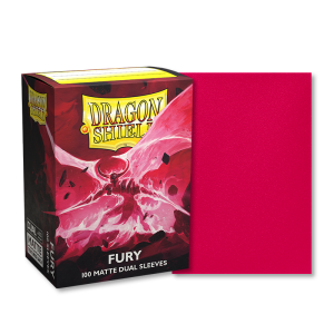 DS - Standard Dual Sleeves: Fury [Matte] (100 Sleeves)