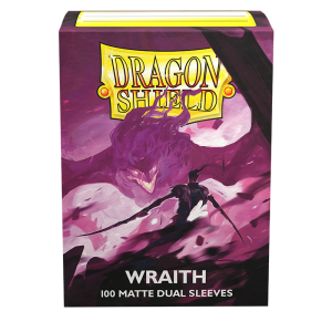 DS - Standard Dual Sleeves: Wraith [Matte] (100 Sleeves)