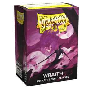 DS - Standard Dual Sleeves: Wraith [Matte] (100 Sleeves)