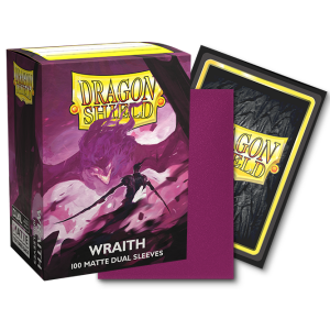 DS - Standard Dual Sleeves: Wraith [Matte] (100 Sleeves)
