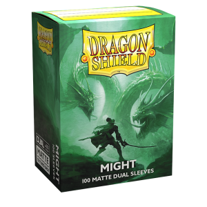 DS - Standard Dual Sleeves: Might [Matte] (100 Sleeves)