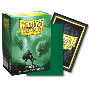 DS - Standard Dual Sleeves: Might [Matte] (100 Sleeves)