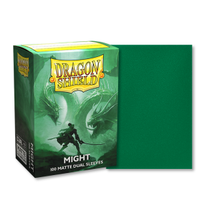DS - Standard Dual Sleeves: Might [Matte] (100 Sleeves)