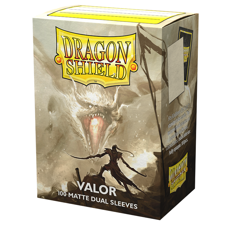 DS - Standard Dual Sleeves: Valor [Matte] (100 Sleeves)