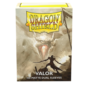 DS - Standard Dual Sleeves: Valor [Matte] (100 Sleeves)