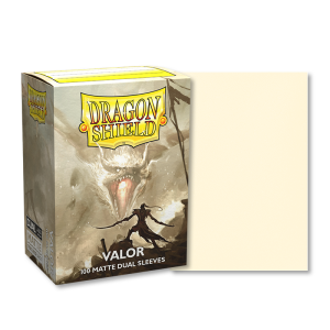 DS - Standard Dual Sleeves: Valor [Matte] (100 Sleeves)