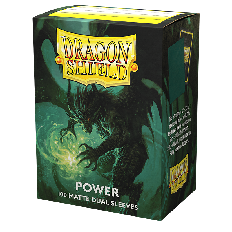 DS - Standard Dual Sleeves: Power [Matte] (100 Sleeves)