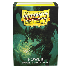 DS - Standard Dual Sleeves: Power [Matte] (100 Sleeves)