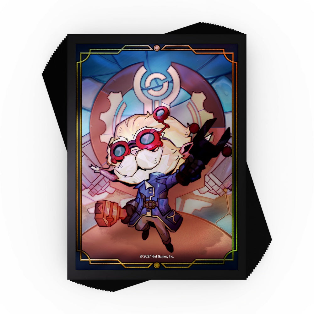 Riftbound: Legacy – Heimerdinger Champion Sleeves + Rune Sleeves