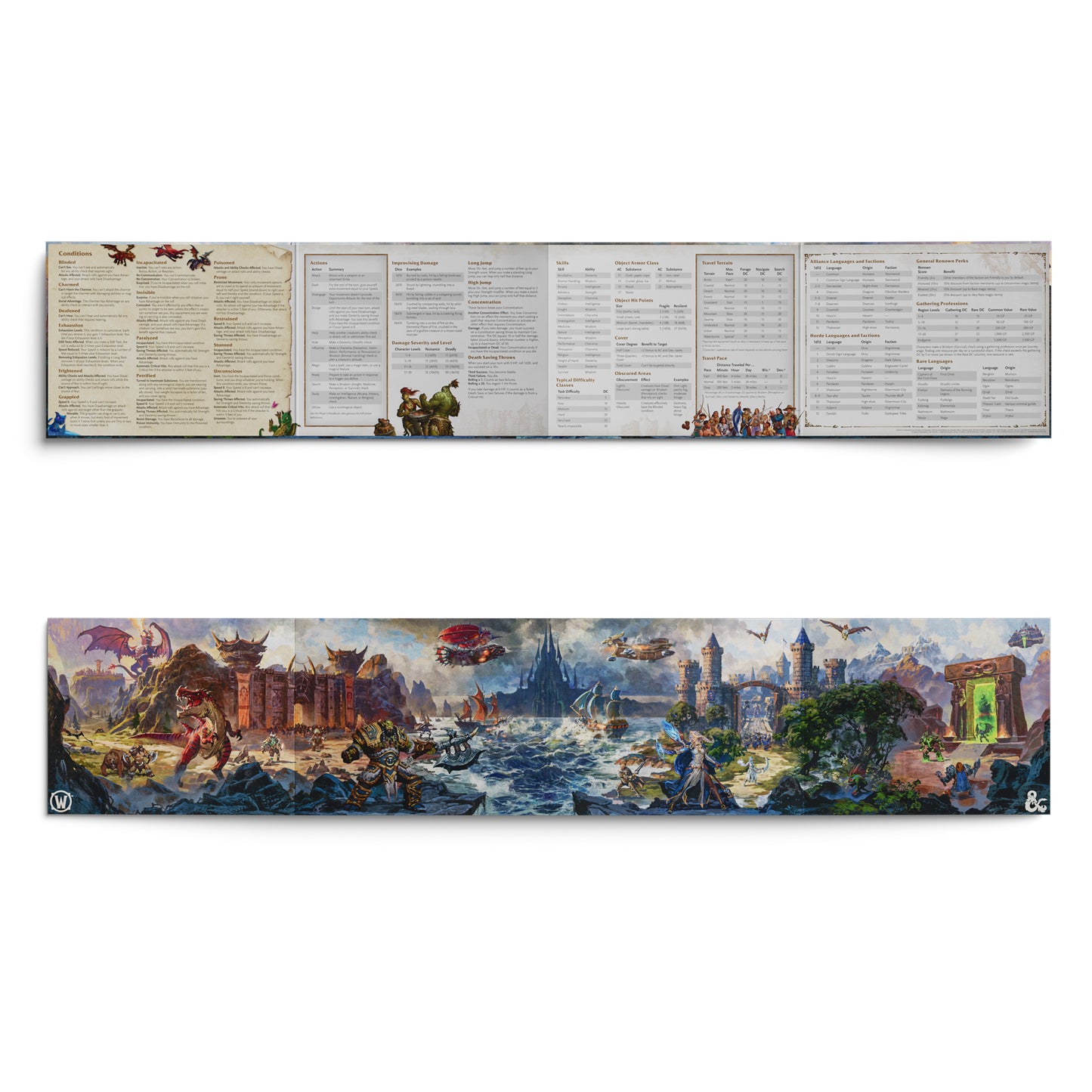 D&D - World of Warcraft Dungeon Master Screen - EN