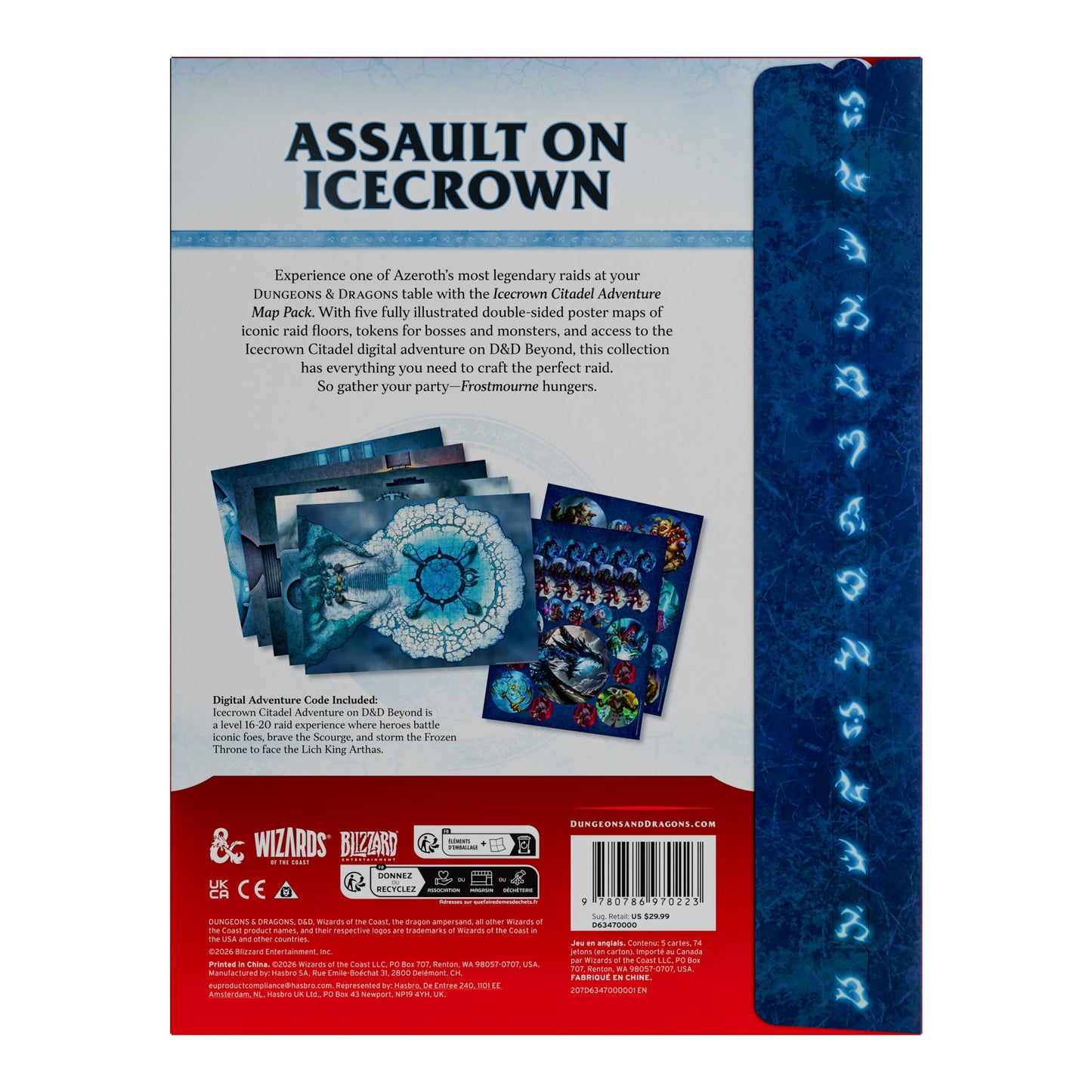 D&D - World of Warcraft Adventure Card Pack: Icecrown Citadel - EN