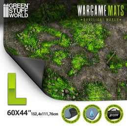 Neoprene Mat 44x60" Boneblight Marsh