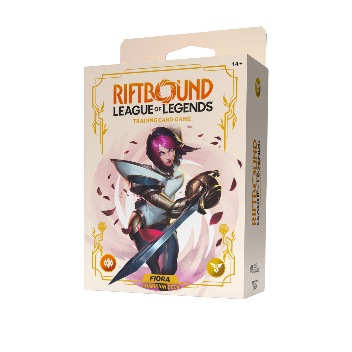 Riftbound: League of Legends TCG - Spiritforged Champion Deck: Fiora Display (4 Decks) - EN