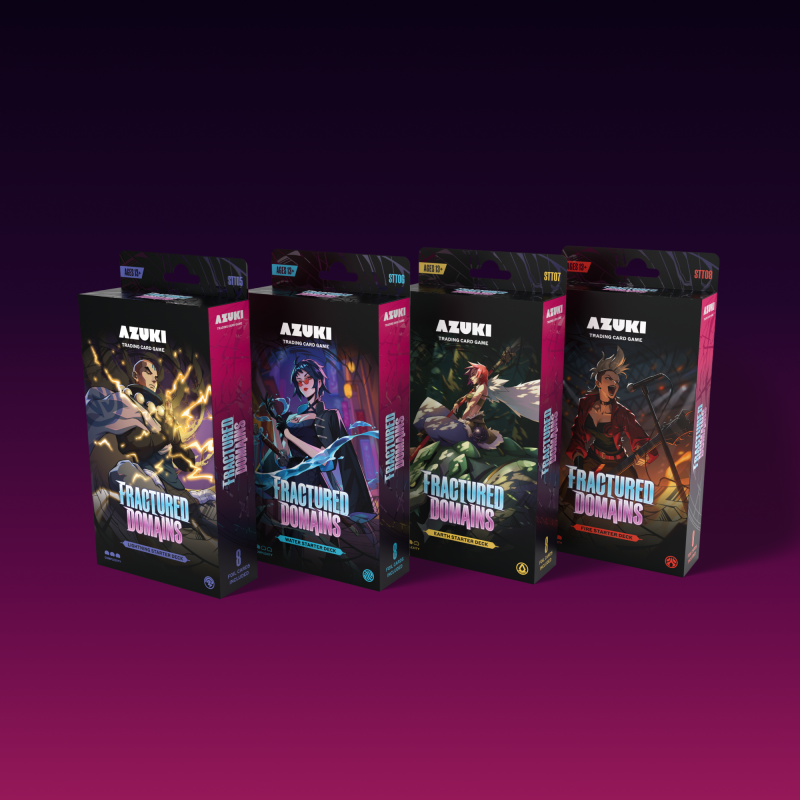 Azuki TCG - Fractured Domains Assorted Starter Deck Case (8 Decks) - EN