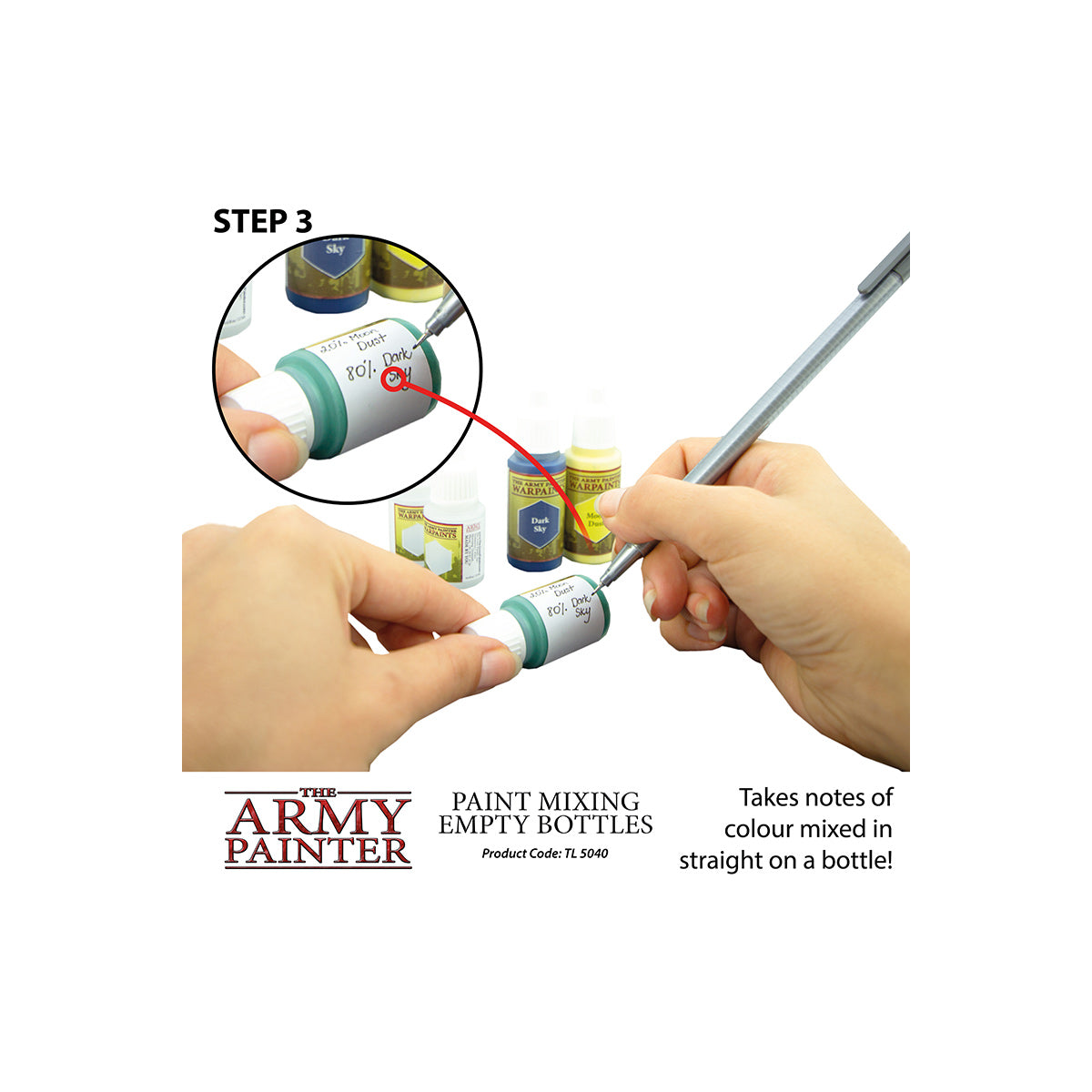 The Army Painter Paint Mixing Empty Bottles (6x)