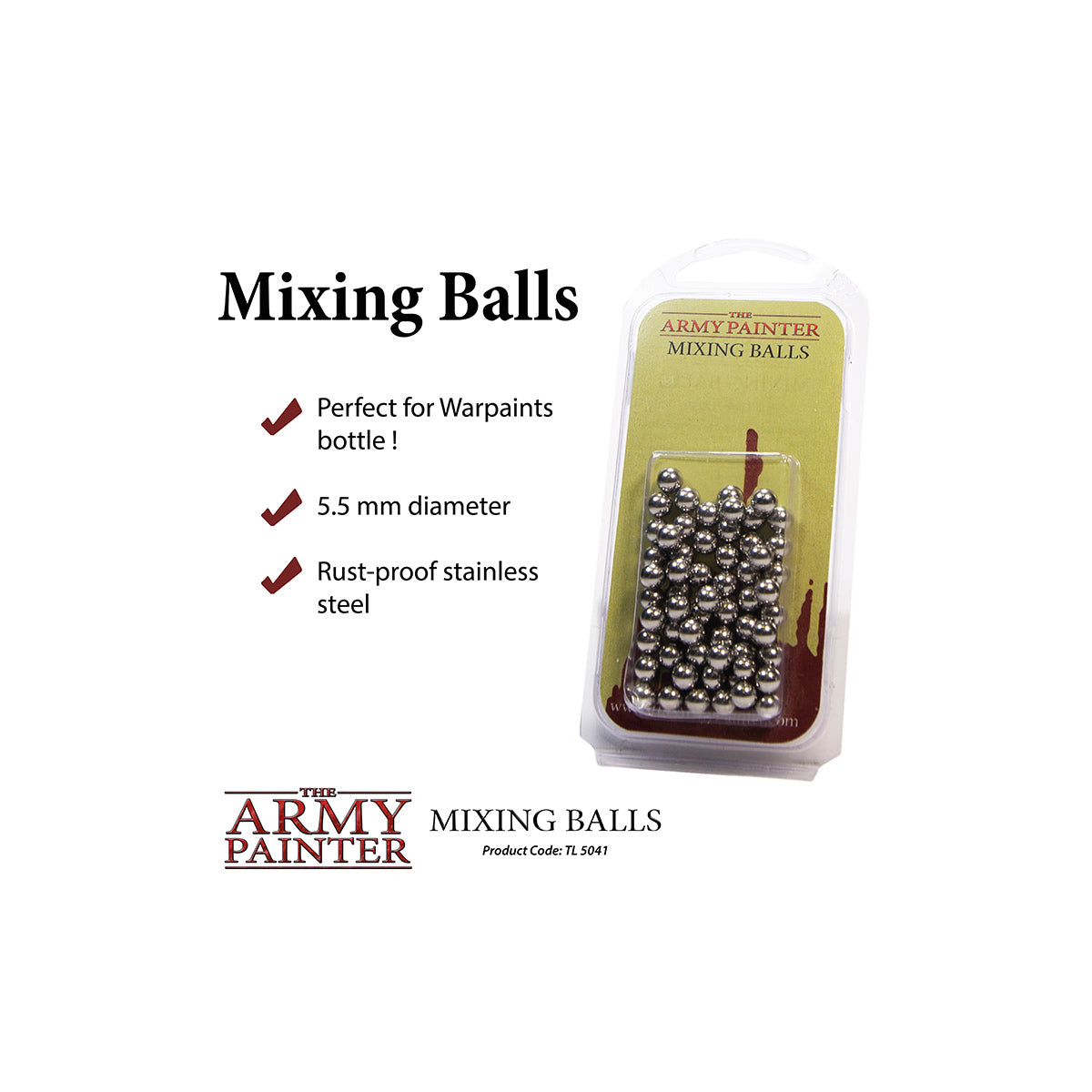 The Army Painter Mixing balls (100x)