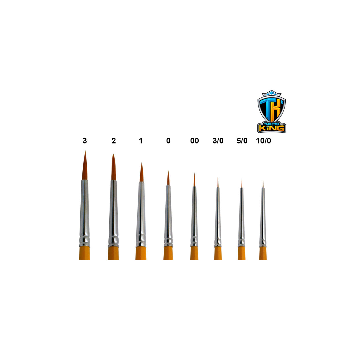 Tabletop-King - Painter's Hellbard Brush - Flat – Size 2